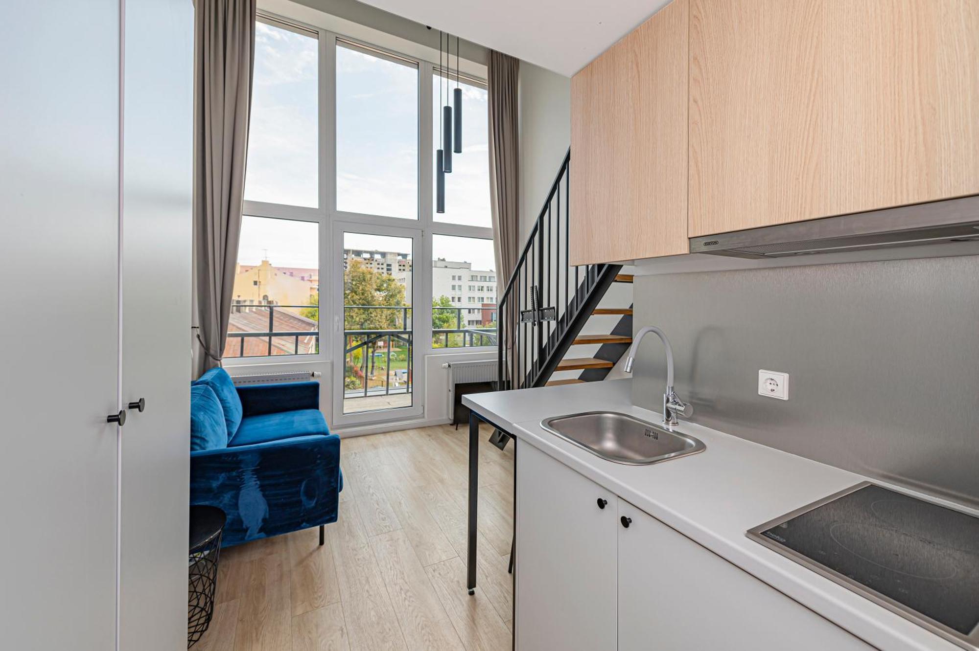 Mini Loft 1 Bd Apt By Hostlovers Kaunas Exterior foto